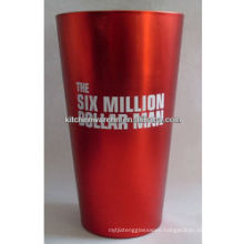 16 oz mirrored drinking glass tumbler with ethed logo